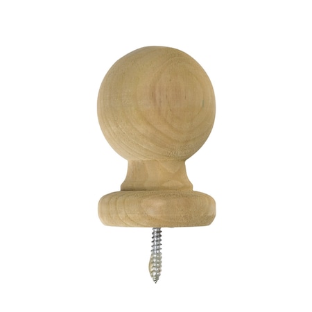 Waddell Waddell 4-1/4 in. H X 3-1/4 in. L Prefinished Brown Pine Exterior Post Top 110